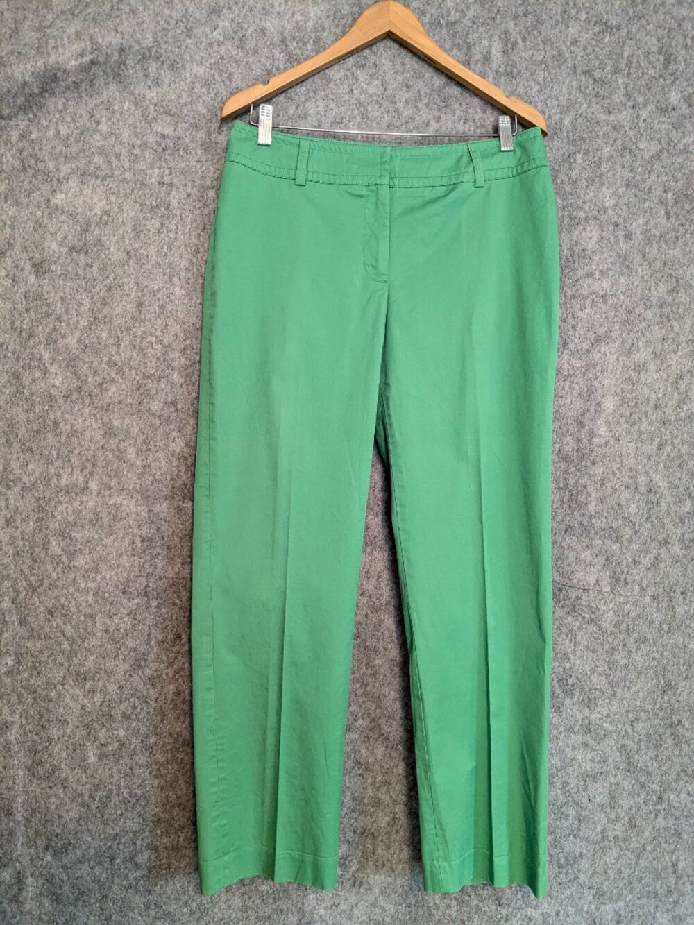Kasper Sportswear Green Cotton Pants Lightweight Sz 8